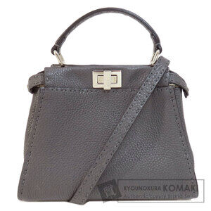 Fendi Peekaboo Iconic Selleria Handbag Calfskin